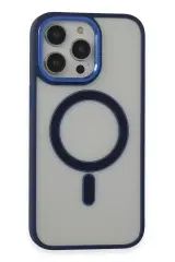 Newface Apple İphone 14 Pro Kılıf Room Magneticsafe Silikon - Lacivert