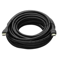 Fully G-507ff Plastik Düz Siyah 30 Metre Gold Poşetli Hdmi Kablo