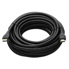 Fully G-507ff Plastik Düz Siyah 30 Metre Gold Poşetli Hdmi Kablo