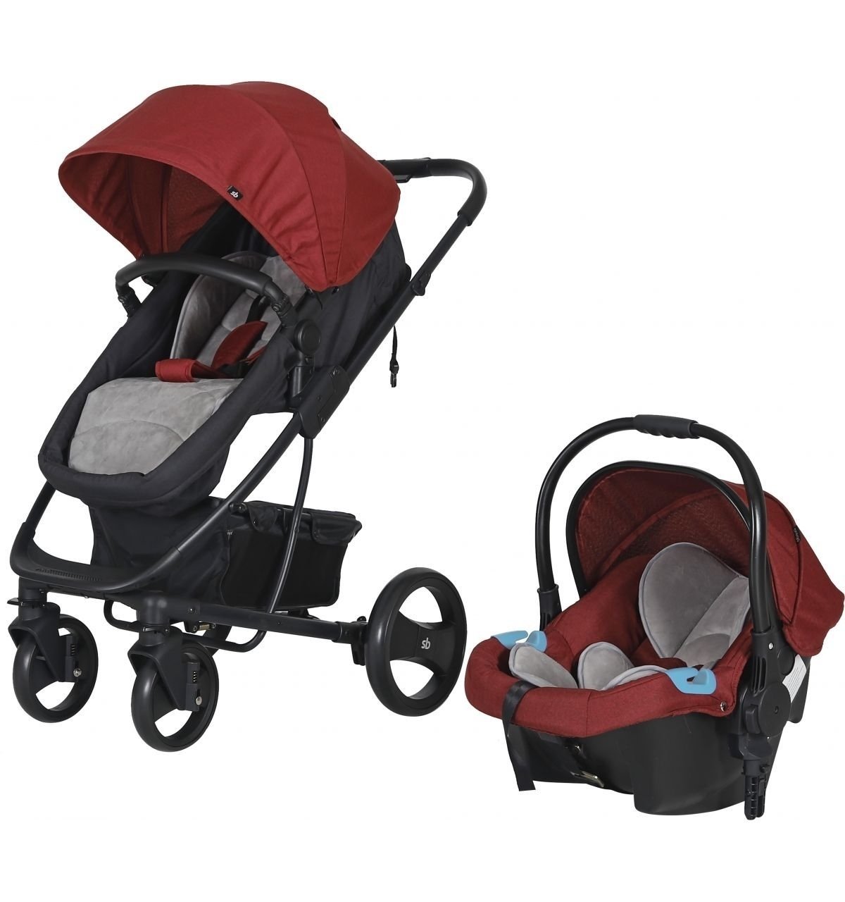 Sunny Baby 9023 Icon Travel Sistem Bebek Arabası - Kırmızı