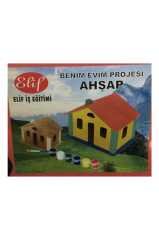 Ahşap Ev Boyalı Set - Benim Evim Projesi