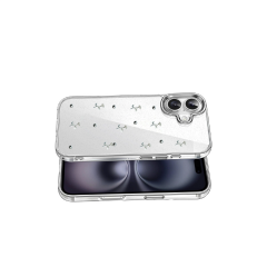 İphone 17 Fiyonk Desenli Kapak - Desen 4