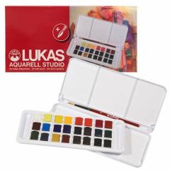 Aquarell Studio Yarım Tablet Suluboya Seti 24 Renk