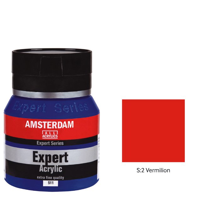 Talens Amsterdam Expert Serisi Akrilik Boya 400ml - S:2 Vermilion