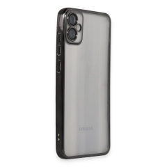 Samsung Galaxy A05 Kılıf Razer Lensli Silikon - Siyah