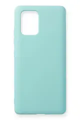 Newface Samsung Galaxy A91 / S10 Lite Kılıf Nano İçi Kadife Silikon - Turkuaz