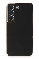Newface Samsung Galaxy S21 Kılıf Volet Silikon - Siyah