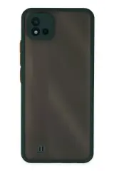 Newface Realme C11 2021 Kılıf Montreal Silikon Kapak - Yeşil