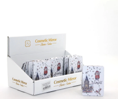 Taşlı İstanbul Tasarımı El Aynası İnce Alk2472a