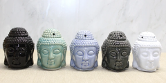 Seramik Buda Büstü Buhurdanlık Alk4446