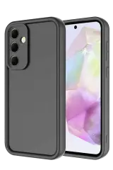 Newface Samsung Galaxy A36 Kılıf Viera Silikon - Gri