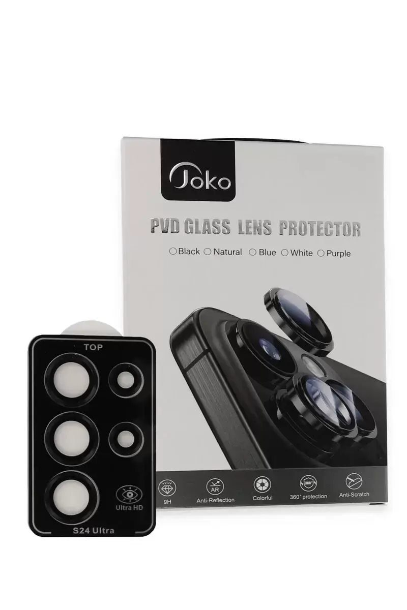 Joko Samsung Galaxy S23 Ultra Pvd Metal Kamera Lens - Siyah