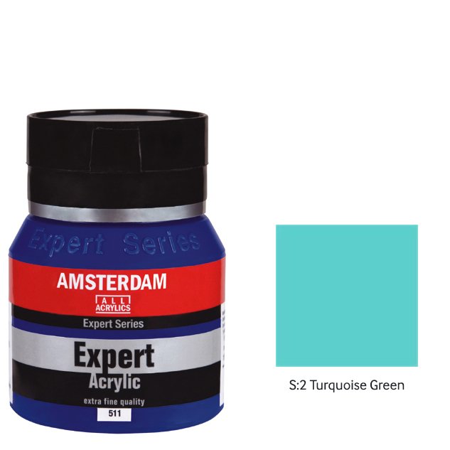 Talens Amsterdam Expert Serisi Akrilik Boya 400ml - S:2 Turquoise Green