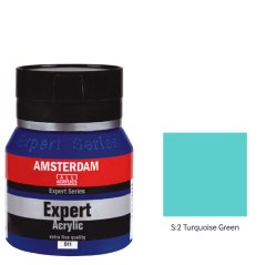 Talens Amsterdam Expert Serisi Akrilik Boya 400ml - S:2 Turquoise Green