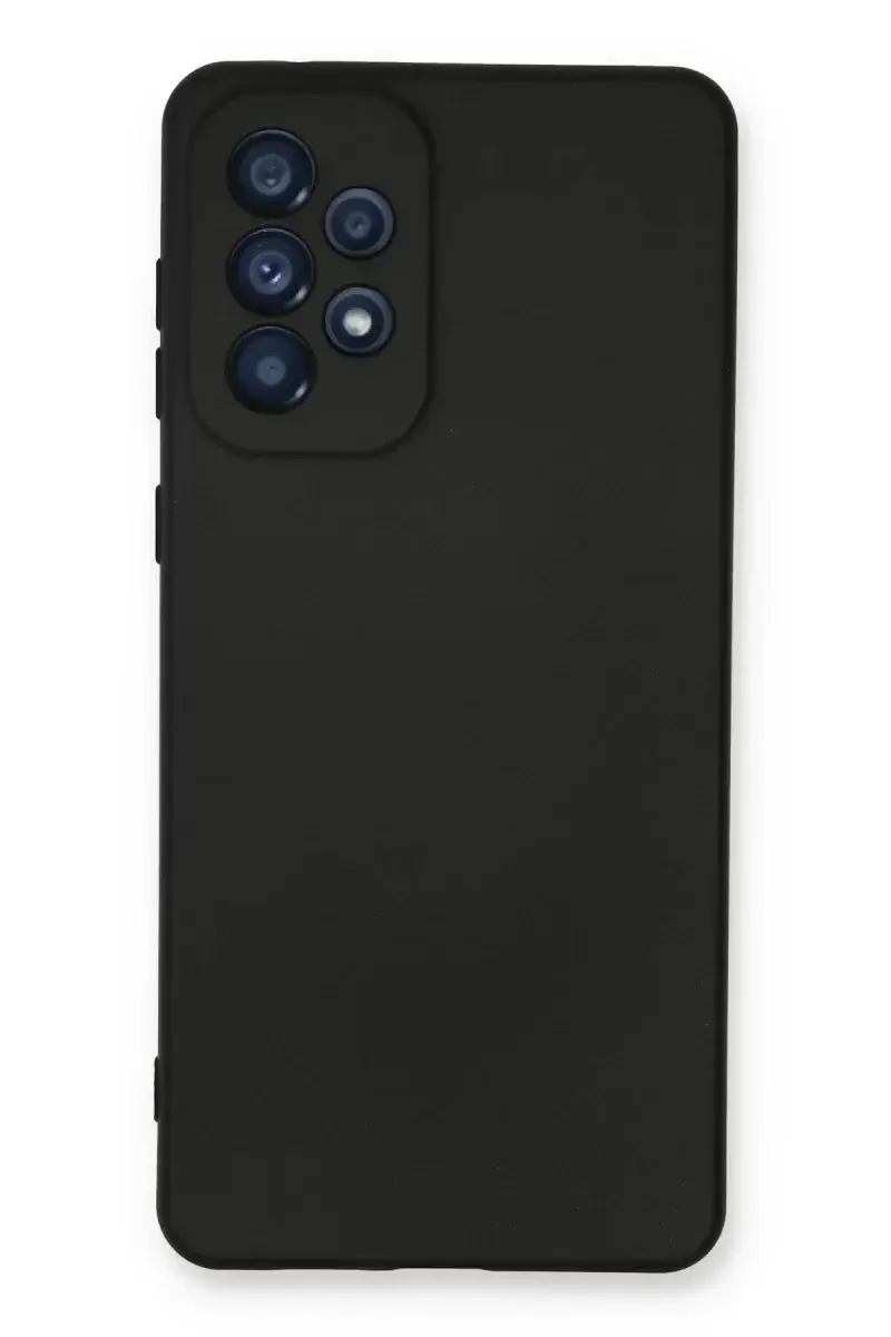 Newface Samsung Galaxy A53 5g Kılıf Nano İçi Kadife Silikon - Siyah