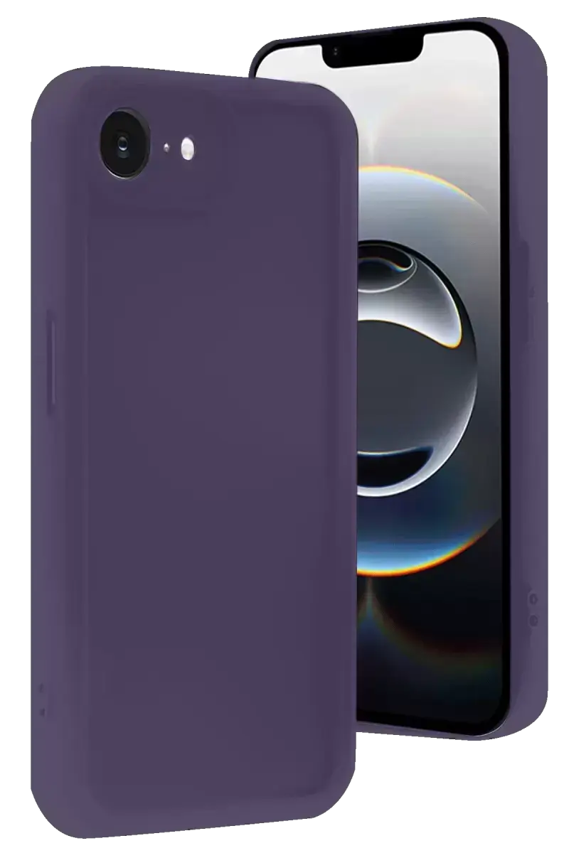 Newface İphone 16e Kılıf Viera Silikon - Mor