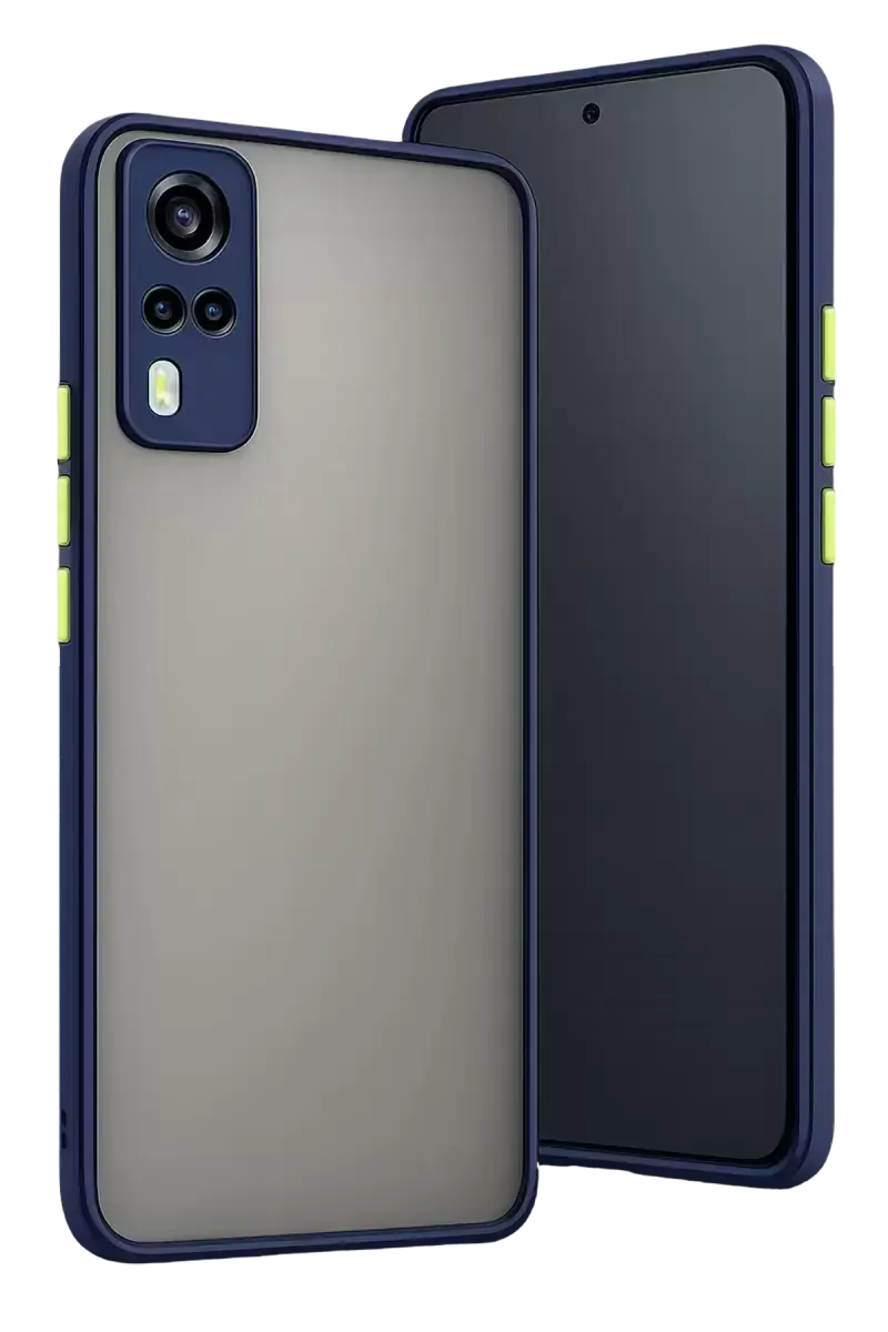 Newface Vivo Y53s Kılıf Montreal Silikon Kapak - Lacivert