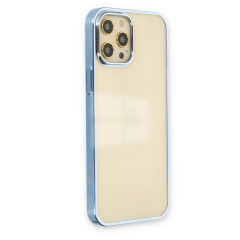 İphone 12 Pro Max Kılıf Element Silikon - Mavi