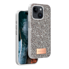 Onegif  İphone 14 Bright Simli Kapak - Gold