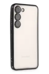 Newface Samsung Galaxy S23 Plus Kılıf Razer Lensli Silikon - Siyah