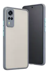 Newface Vivo Y53s Kılıf Montreal Silikon Kapak - Gri