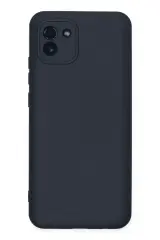 Newface Samsung Galaxy A03 Kılıf Nano İçi Kadife Silikon - Lacivert
