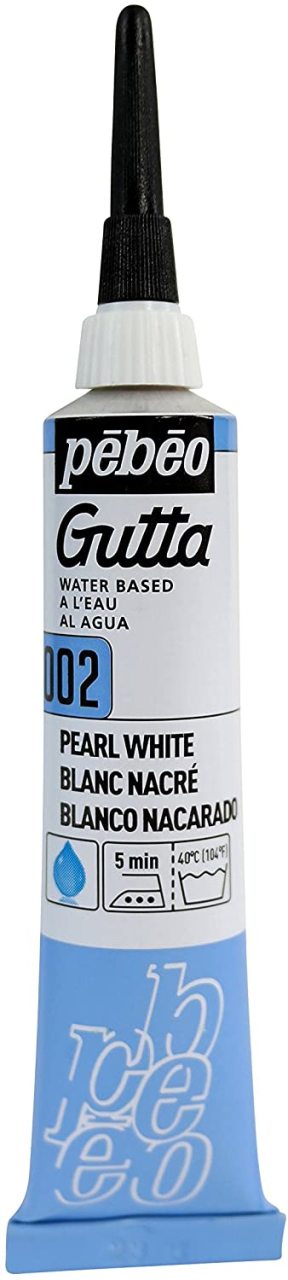 Gutta İpek Kontür Boyası - İnci Beyazı - 20ml