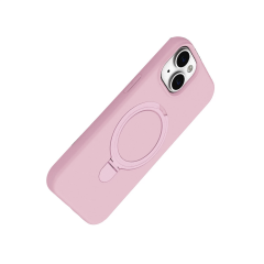 İphone 15 Regal Magsafe Standlı Kapak - Açık Pembe