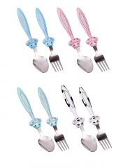 Bebek Çatal Kaşık Seti - 18 Cm