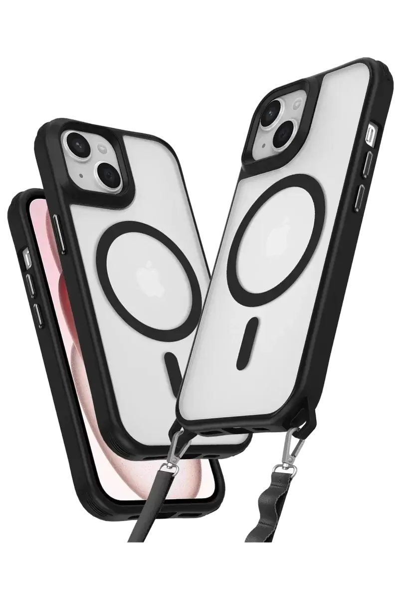 Newface İphone 14 Kılıf Enka Magsafe Silikon Kılıf - Siyah