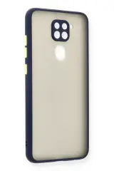 Newface Xiaomi Redmi Note 9 Kılıf Montreal Silikon Kapak - Lacivert