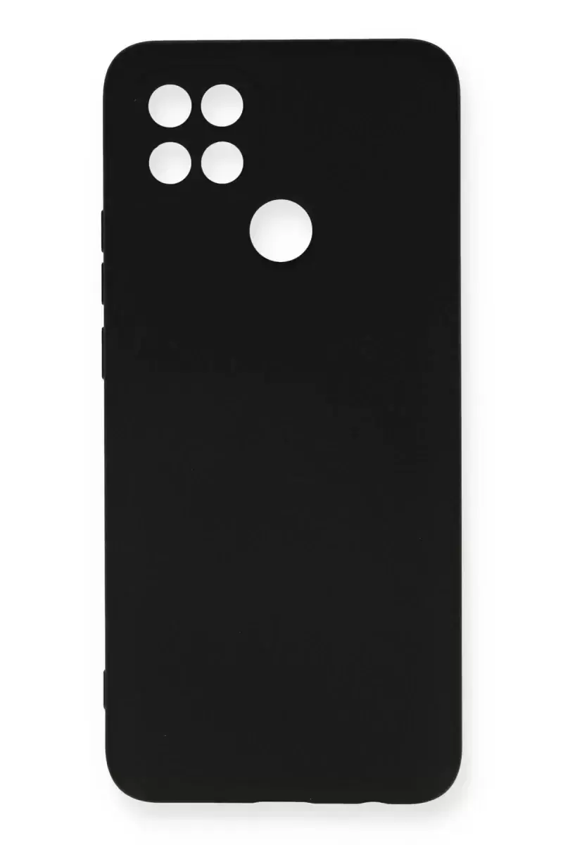Newface Oppo A15 Kılıf Nano İçi Kadife Silikon - Siyah