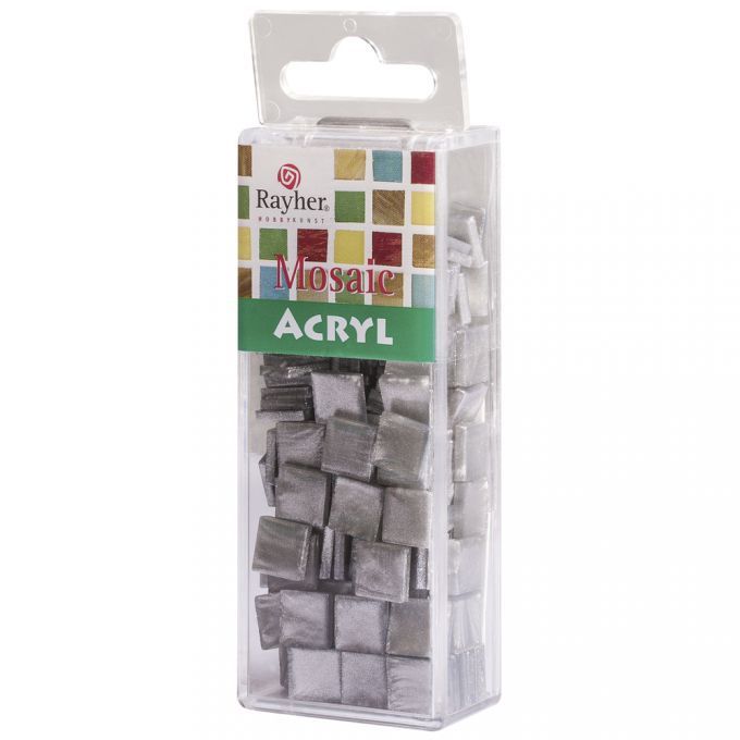 Mozaik Taşları - Metalik Gümüş - 50gr