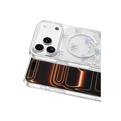 Onegif  İphone 17 Pro Max Misk Simli Magsafe Kapak - Desen 3