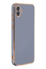 Newface Samsung Galaxy A04 Kılıf Volet Silikon - Mavi