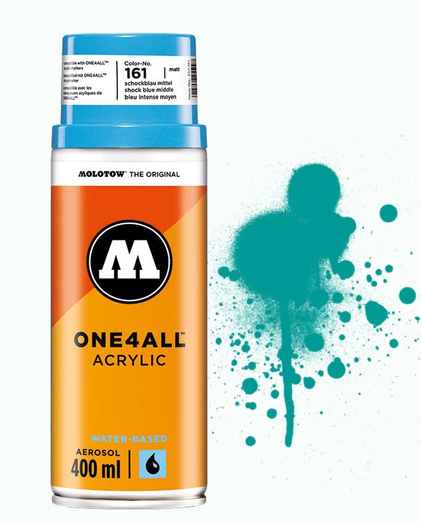 ONE4ALL Akrilik Sprey Boya 400ml - N:206 Lagoon Blue