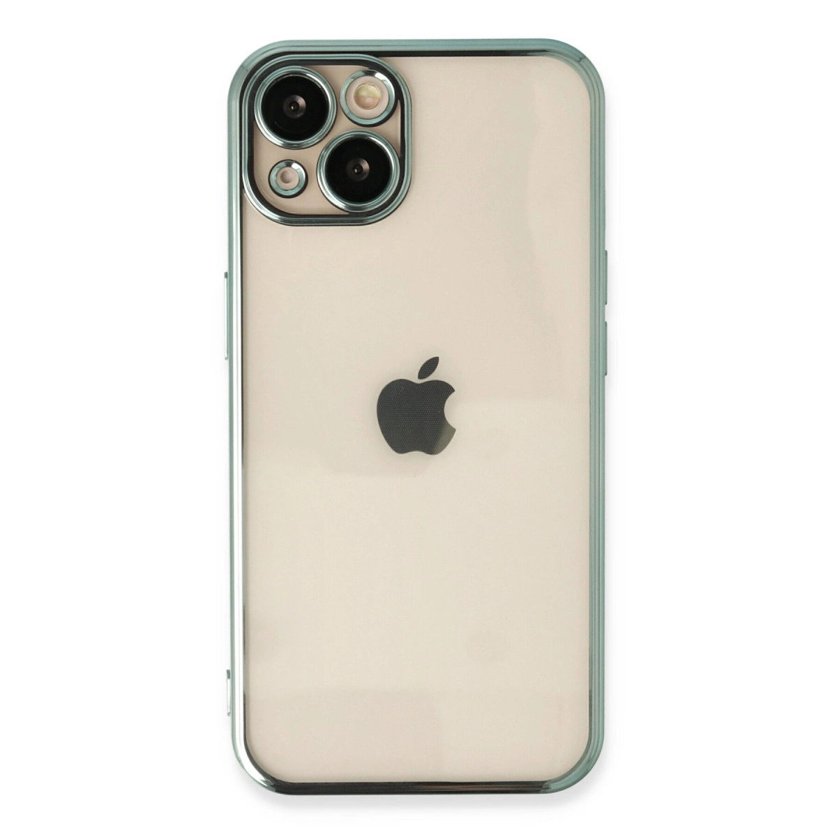 İphone 13 Kılıf Razer Lensli Silikon - Yeşil