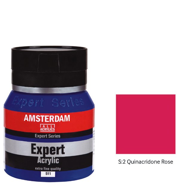 Talens Amsterdam Expert Serisi Akrilik Boya 400ml - S:2 Quinacridone Rose