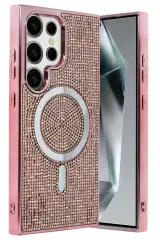 Joko Samsung Galaxy S23 Ultra Helen Magsafe Kapak - Pembe