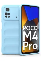 Newface Xiaomi Poco M4 Pro 4g Kılıf Optimum Silikon - Sky Blue