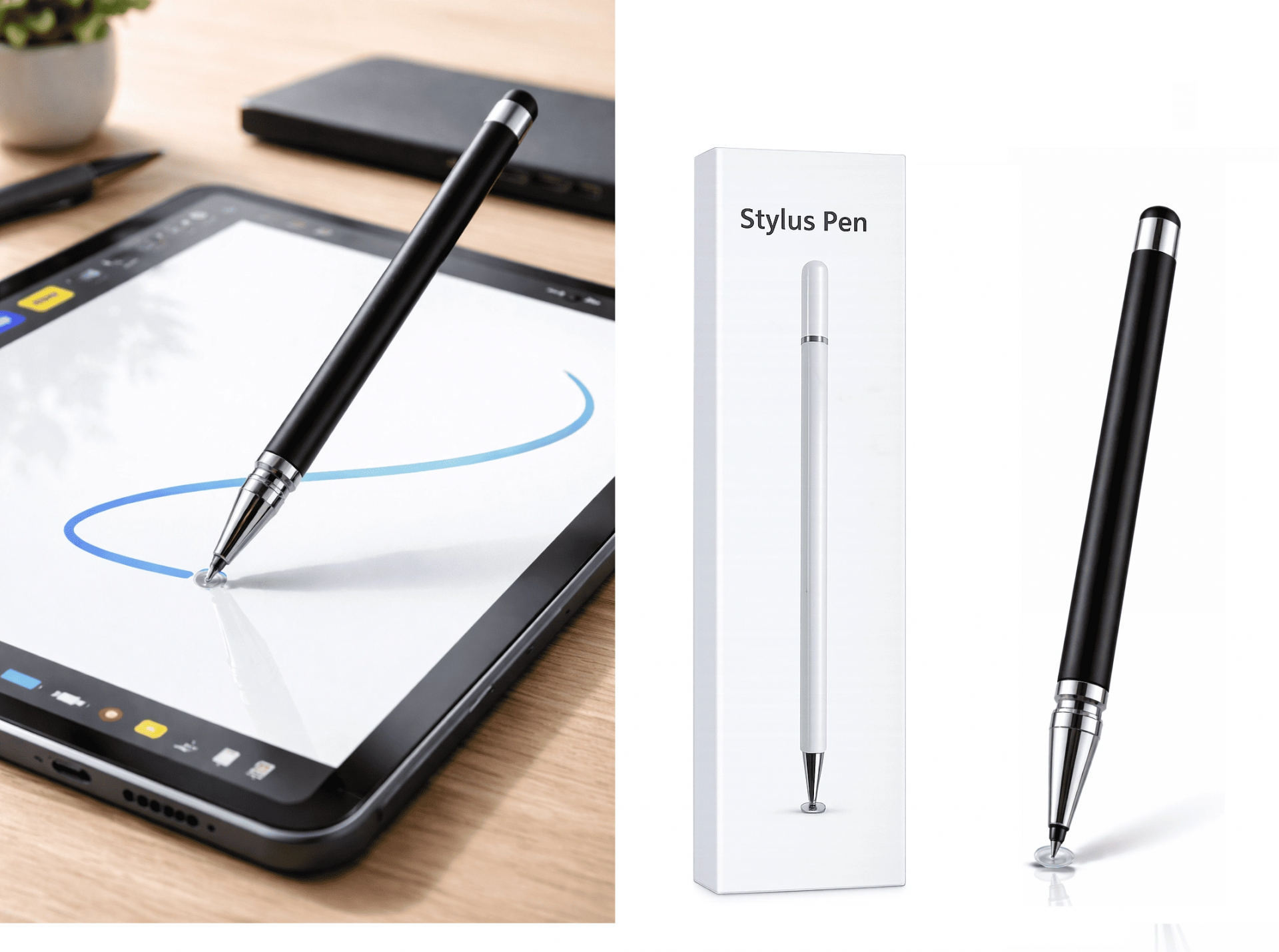 Teclast M40 Lte Uyumlu Dokunmatik Stylus Kalem Disk Uçlu Hassas Tablet Telefon Çizim Kalemi