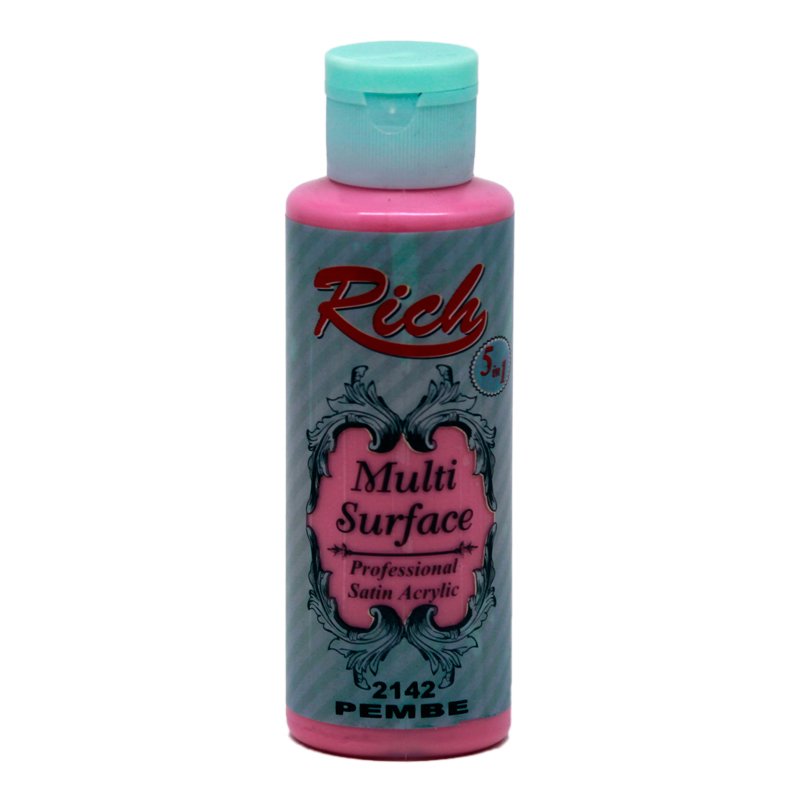 Multi Surface  Akrilik Boya 130 cc. - 2142 Pembe