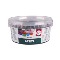 Mozaik Akrilik Taş Seti - Karışık Renkler - 500gr