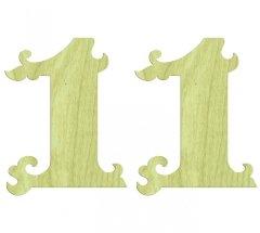 Ahşap Lazer Kesim - KD208