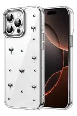 Newface Apple İphone 15 Pro Max Fiyonk Desenli Kapak - Desen 1