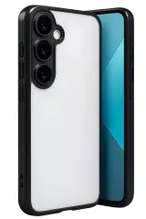 Newface Samsung Galaxy A24 4g Prime Kılıf Razer Lensli Silikon - Siyah