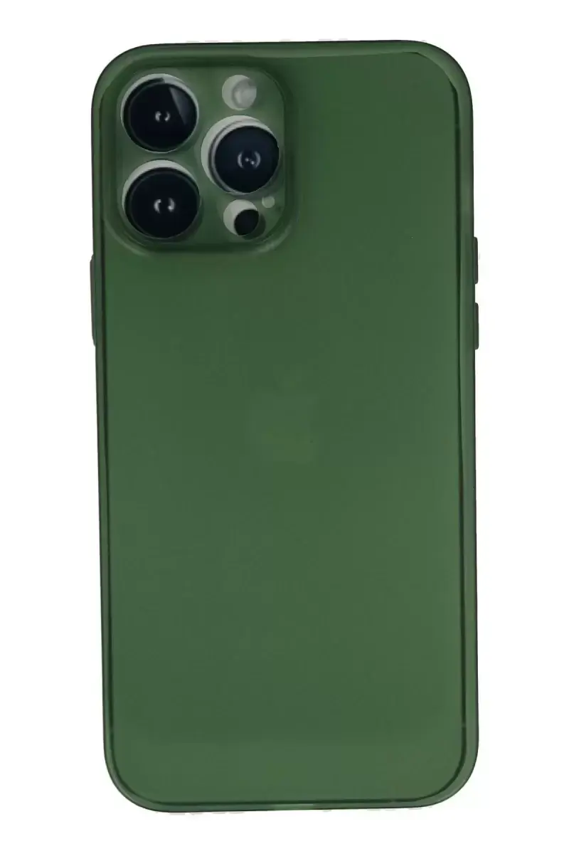 Newface Apple İphone 13 Pro Kılıf Pp Ultra İnce Kapak - Yeşil