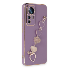 Xiaomi Mi 12t Pro Kılıf Esila Silikon - Mor