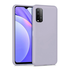 Xiaomi Redmi 9t Kılıf Nano İçi Kadife Silikon - Lila