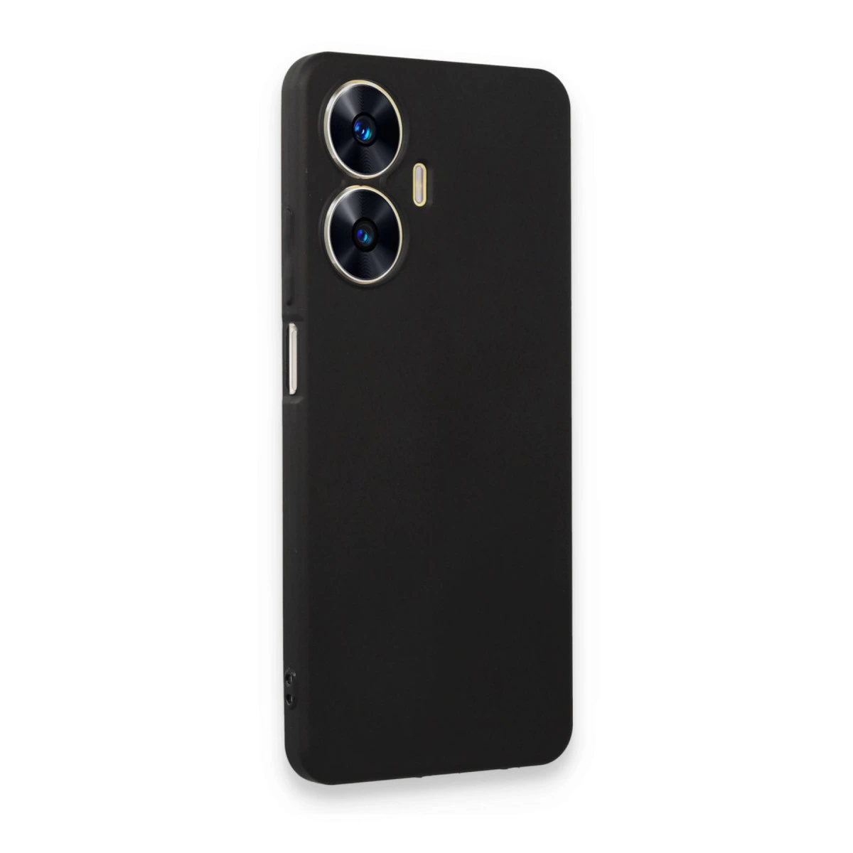 Realme C55 Kılıf First Silikon - Siyah